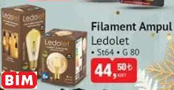 LEDOLET FİLAMENT AMPUL